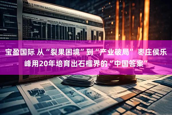 宝盈国际 从“裂果困境”到“产业破局” 枣庄侯乐峰用20年培育出石榴界的“中国答案”